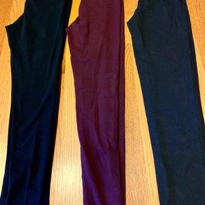 3 pairs of leggings